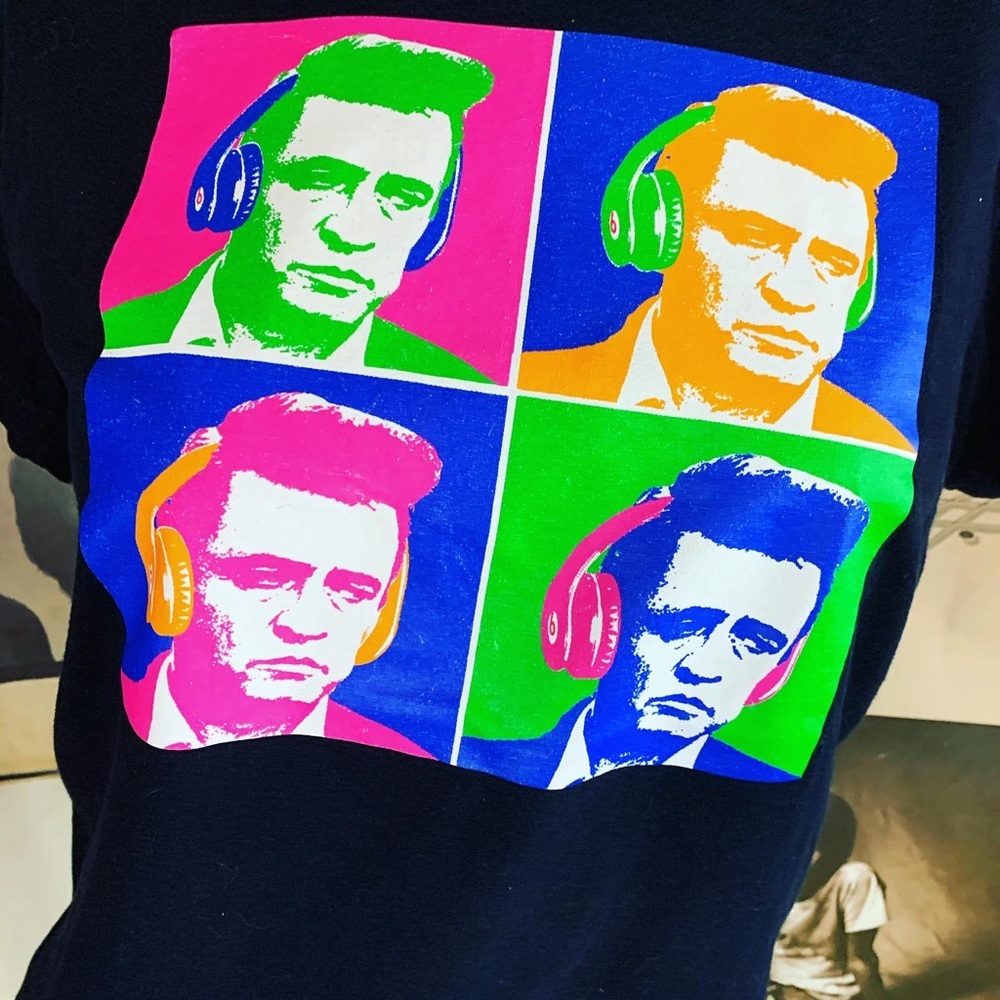 Lot of 2 Johnny Cash Merle Haggard Country T’s - Picture 3 of 7